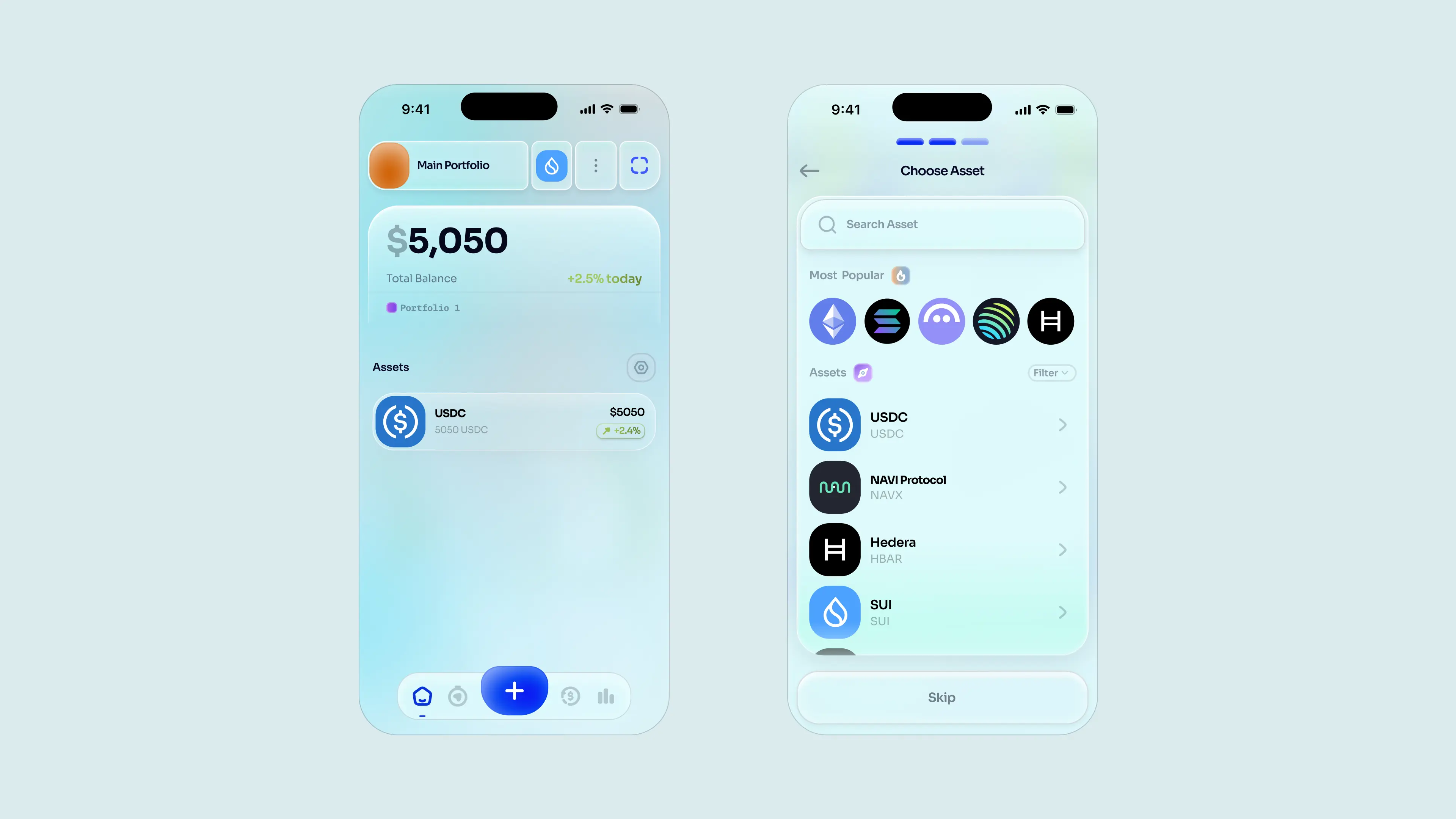 Prisp Wallet UI